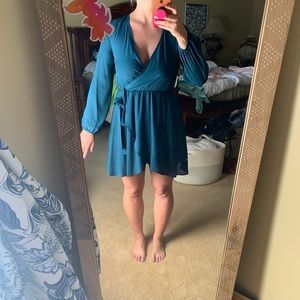 Blue Green Altar’d State Swing Dress